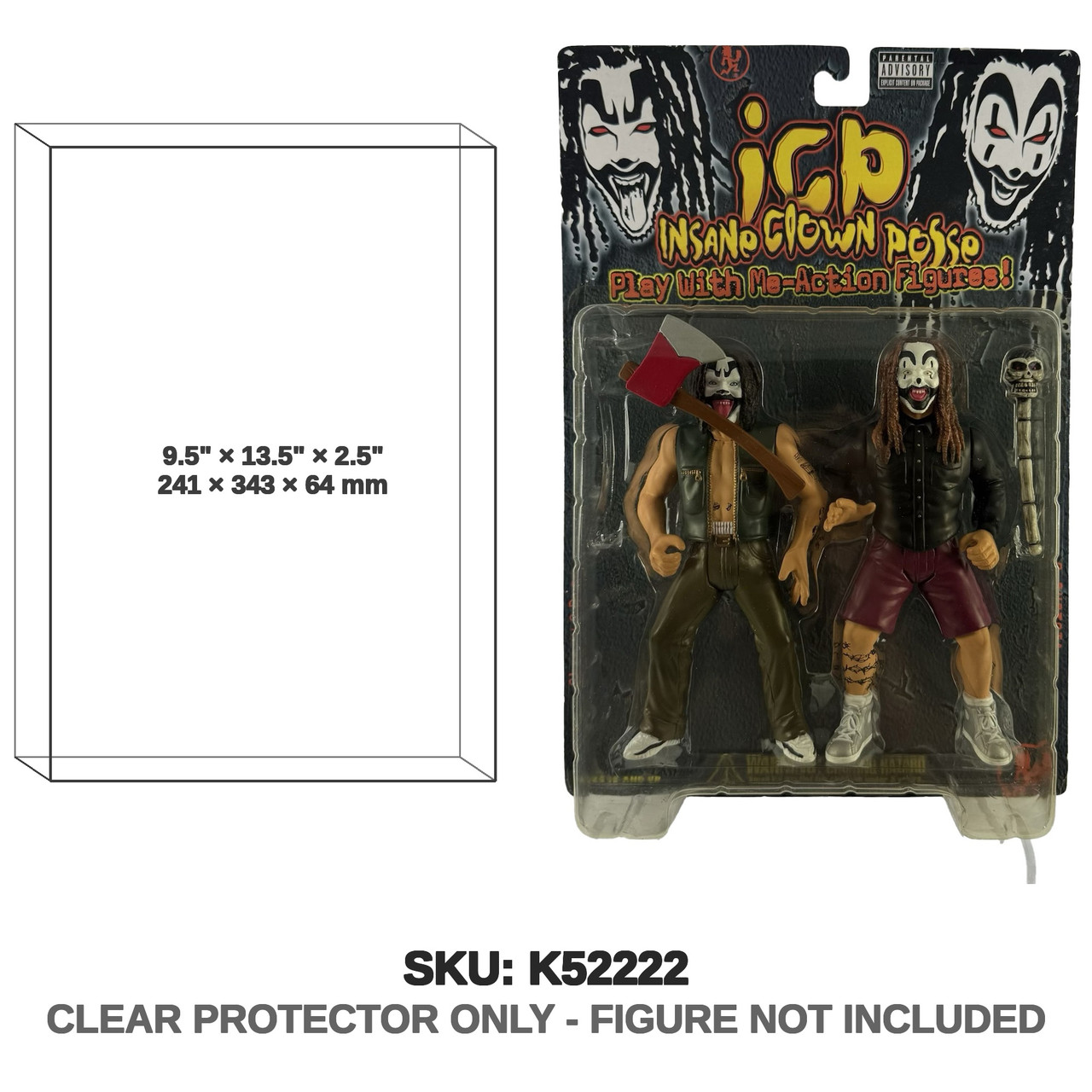 ICP Insane Clown Posse Play With Me Shaggy Violent J Action Figures