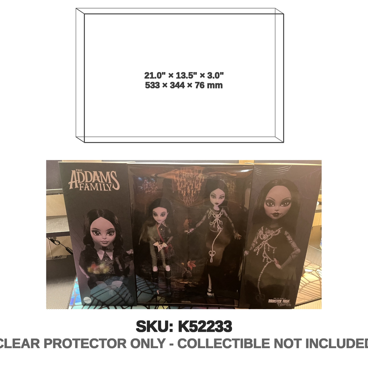 Morticia & Wednesday Monster High Skullector Addams Family Dolls