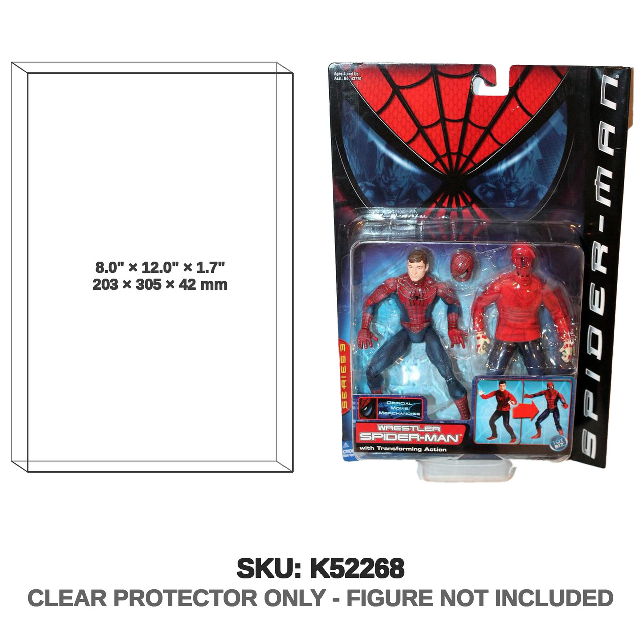 Wrestler Spider-Man Marvel Toy Biz Series 3 Figure
