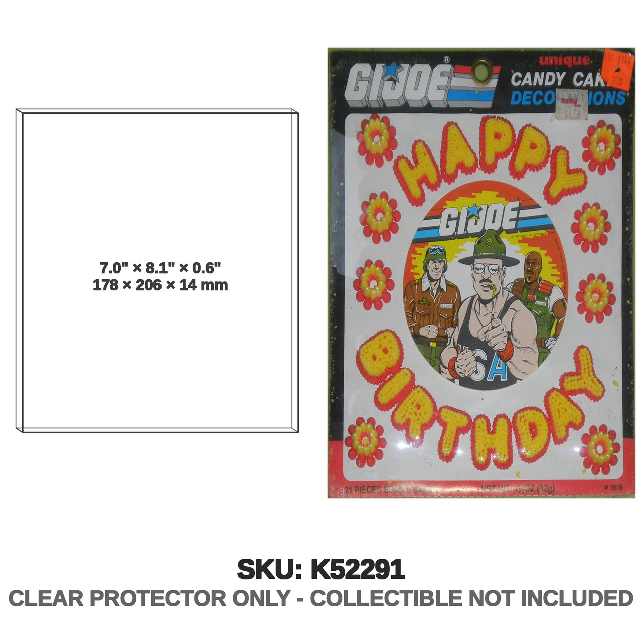Unique G.I. Joe Candy Cake Decorations