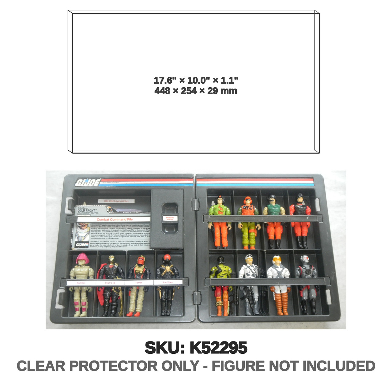 Hasbro G.I. Joe 12 Figure Case (Opened Display)