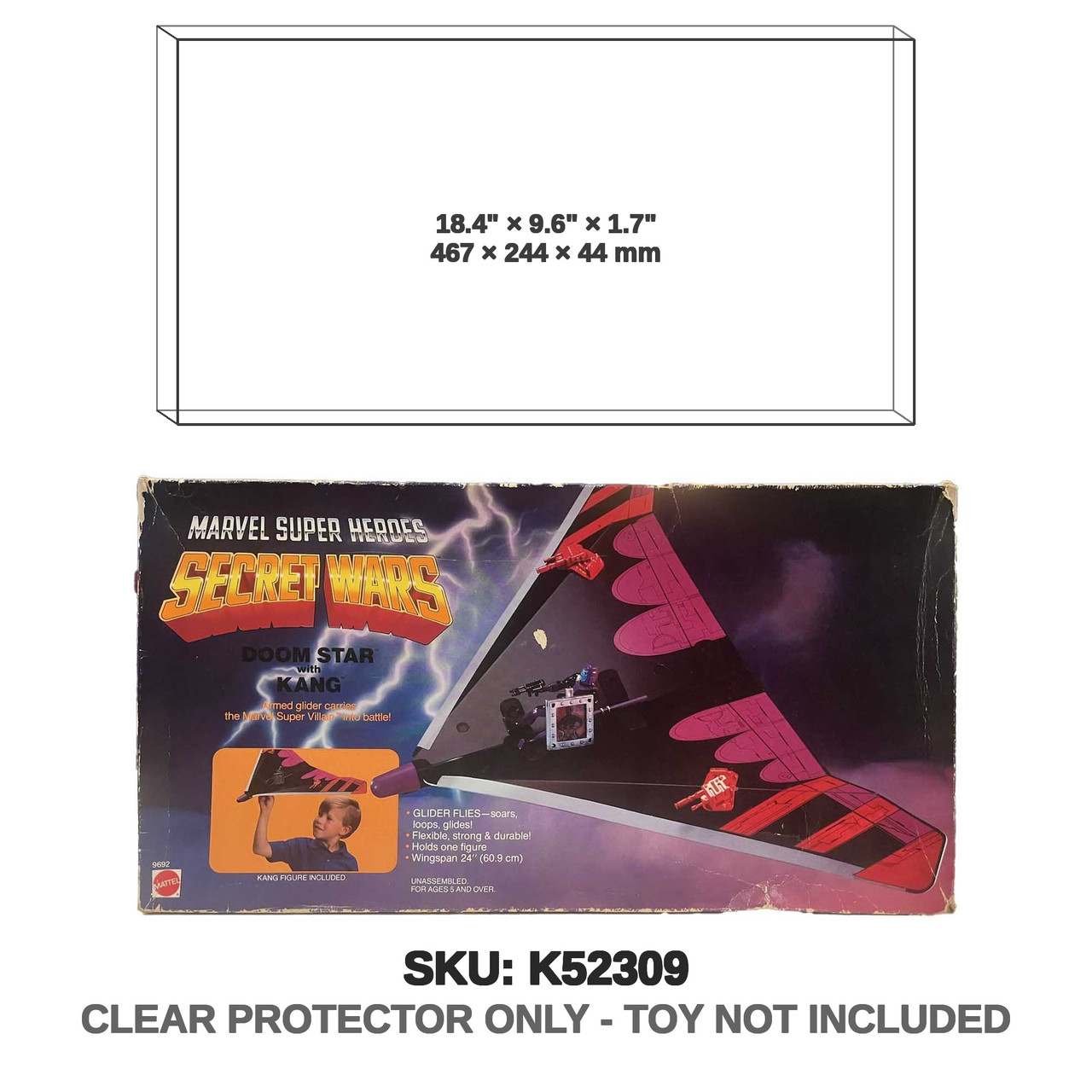 Doom Star with Kang Marvel Secret Wars Vehicle