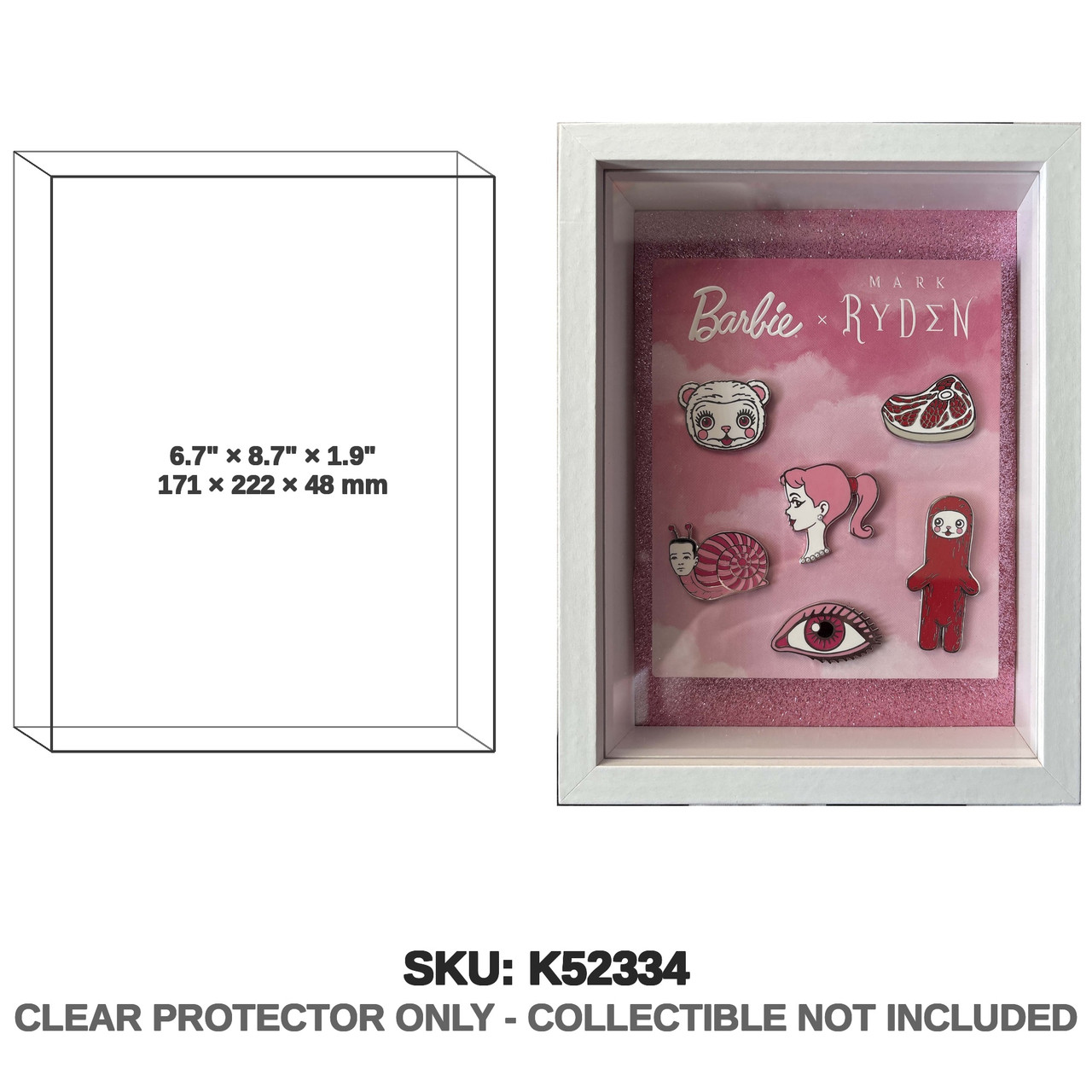 Mark Ryden Barbie Pins Custom Framed