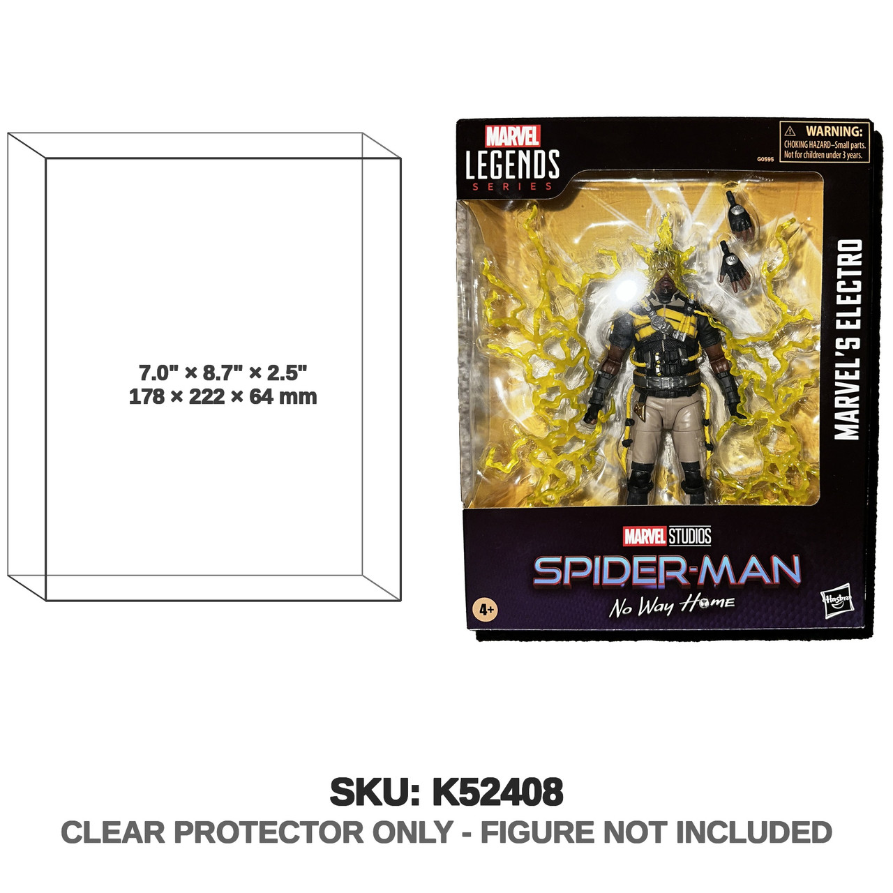 Electro Spider-Man No Way Home Marvel Legends Figure