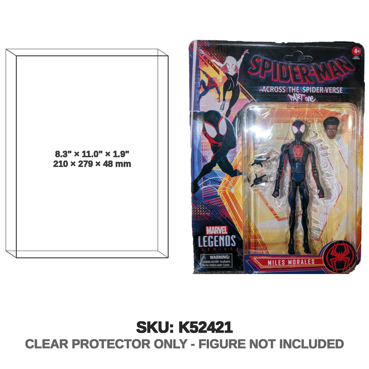 Hasbro Marvel Legends Spider-man Across The Spider-verse Miles Morales Carded Figure