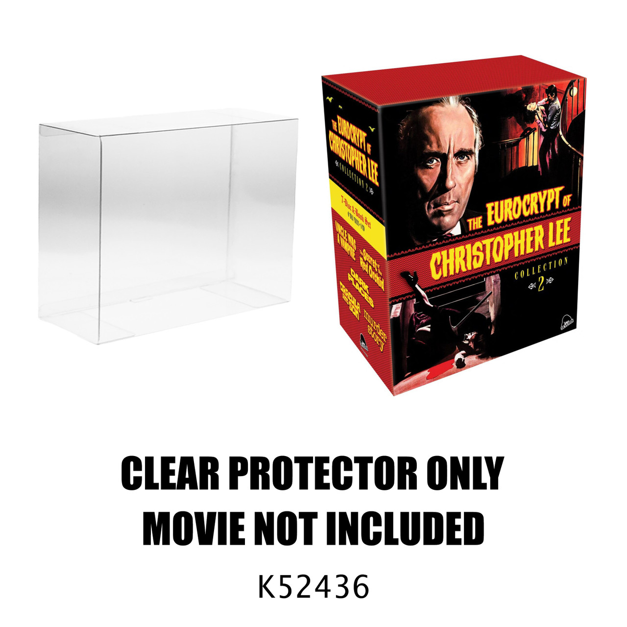Protector For Severin The Eurocrypt of Christopher Lee Collection 2 Blu-ray