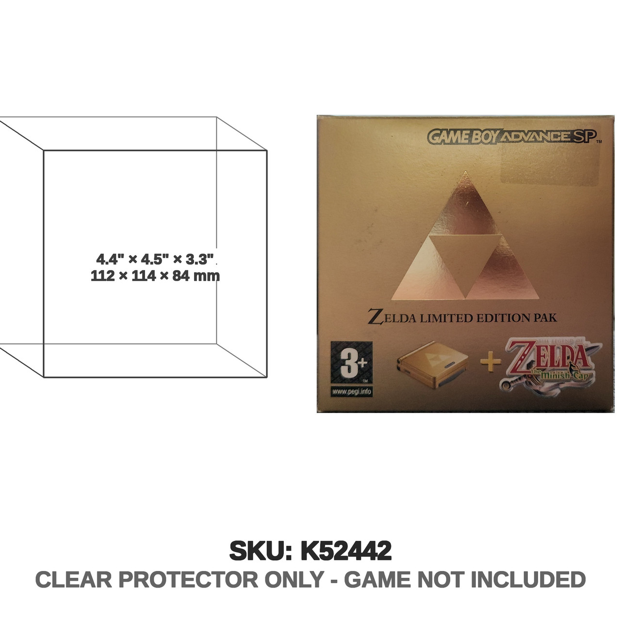 Four Swords Zelda Game Boy Advance SP Limited Edition Pak