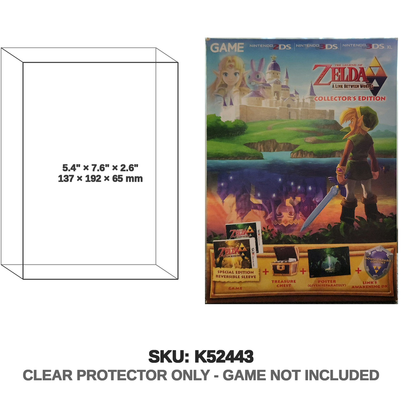 A Link Between Worlds Zelda Nintendo 3DS Collector Edition