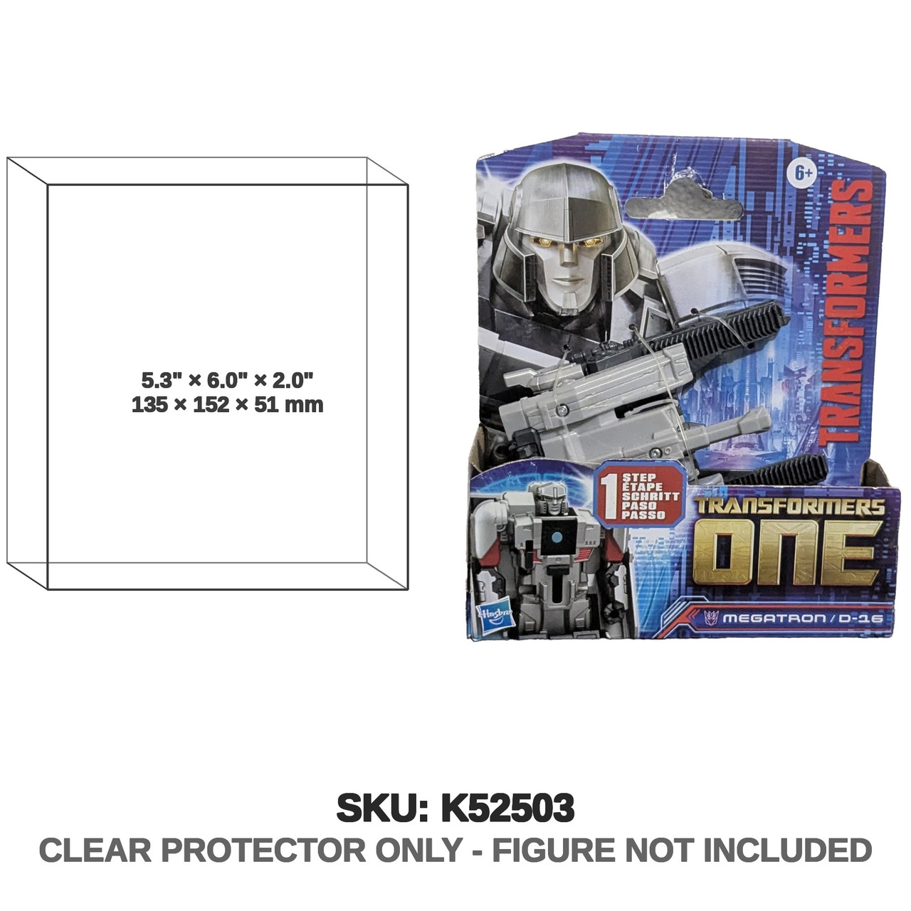 Hasbro Transformers 1-Step Flip ONE Megatron D-16