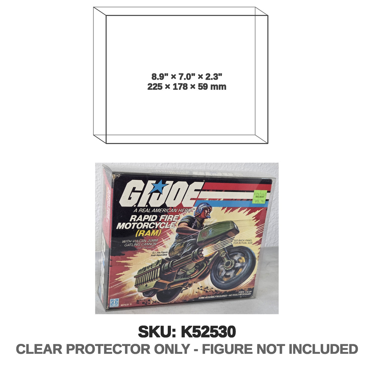 RAM Rapid Fire Motorcycle G.I. Joe A Real American Hero Vehicle