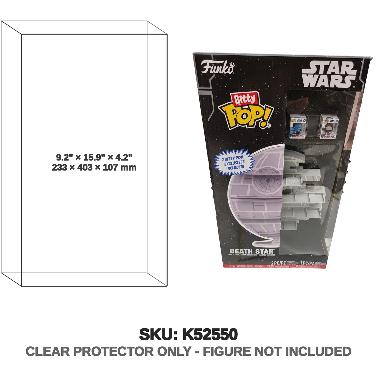 Death Star Star Wars Bitty Pop! Figure Set