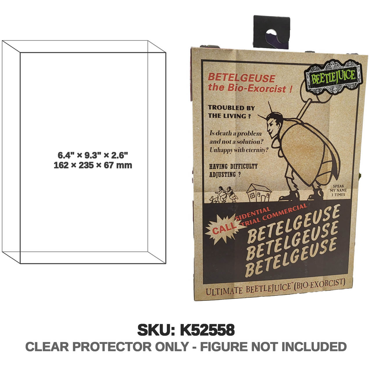 NECA Beetlejuice Ultimate Action Figure Betelgeuse The Bio-Exorcist