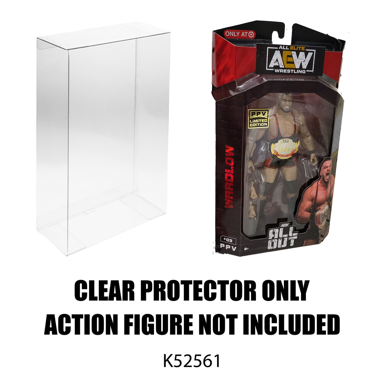 Protector For Mattel AEW All Out Wardlow PPV Limted Edition