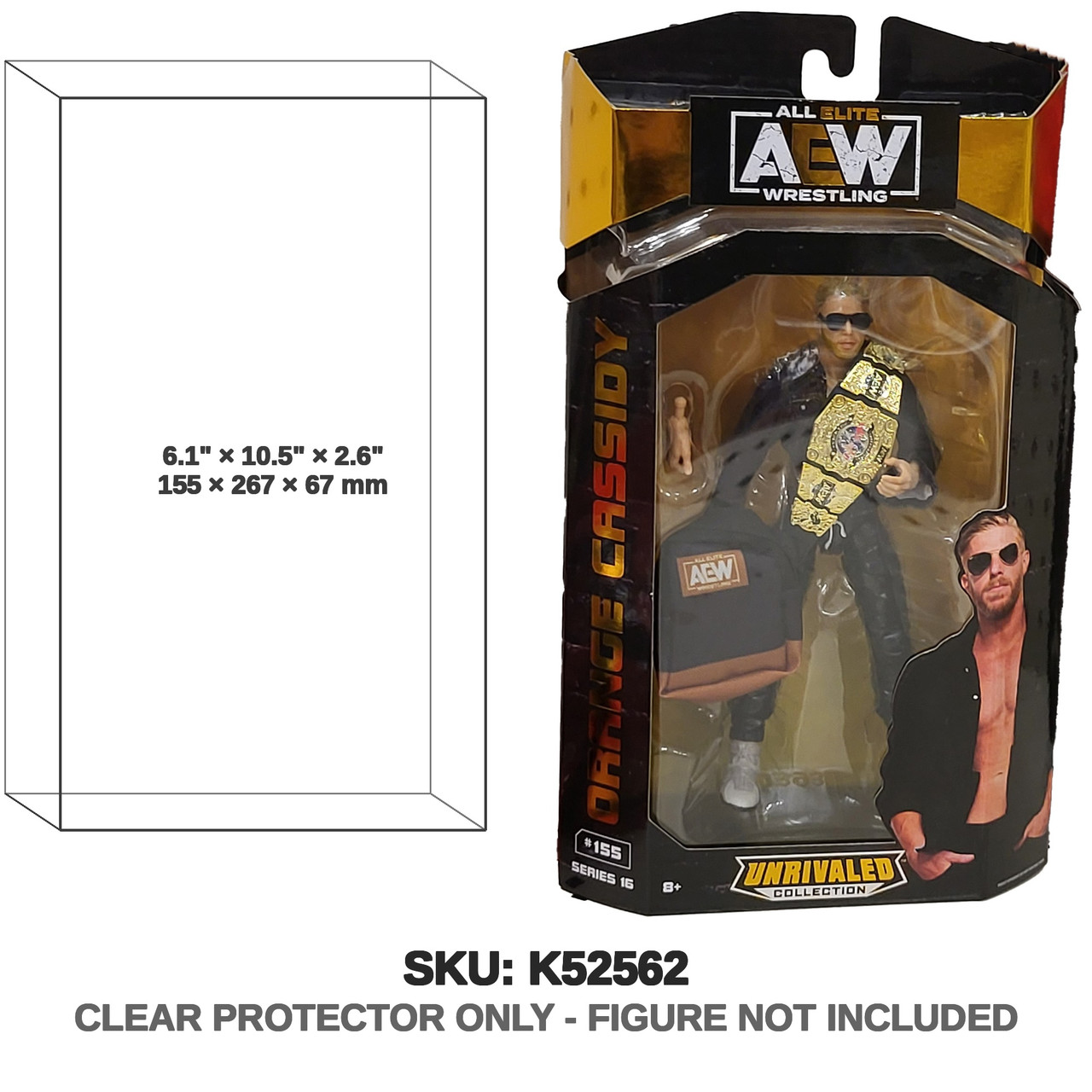 Mattel AEW Unrivaled Collection Orange Cassidy Mattel AEW Unrivaled Collection Orange Cassidy