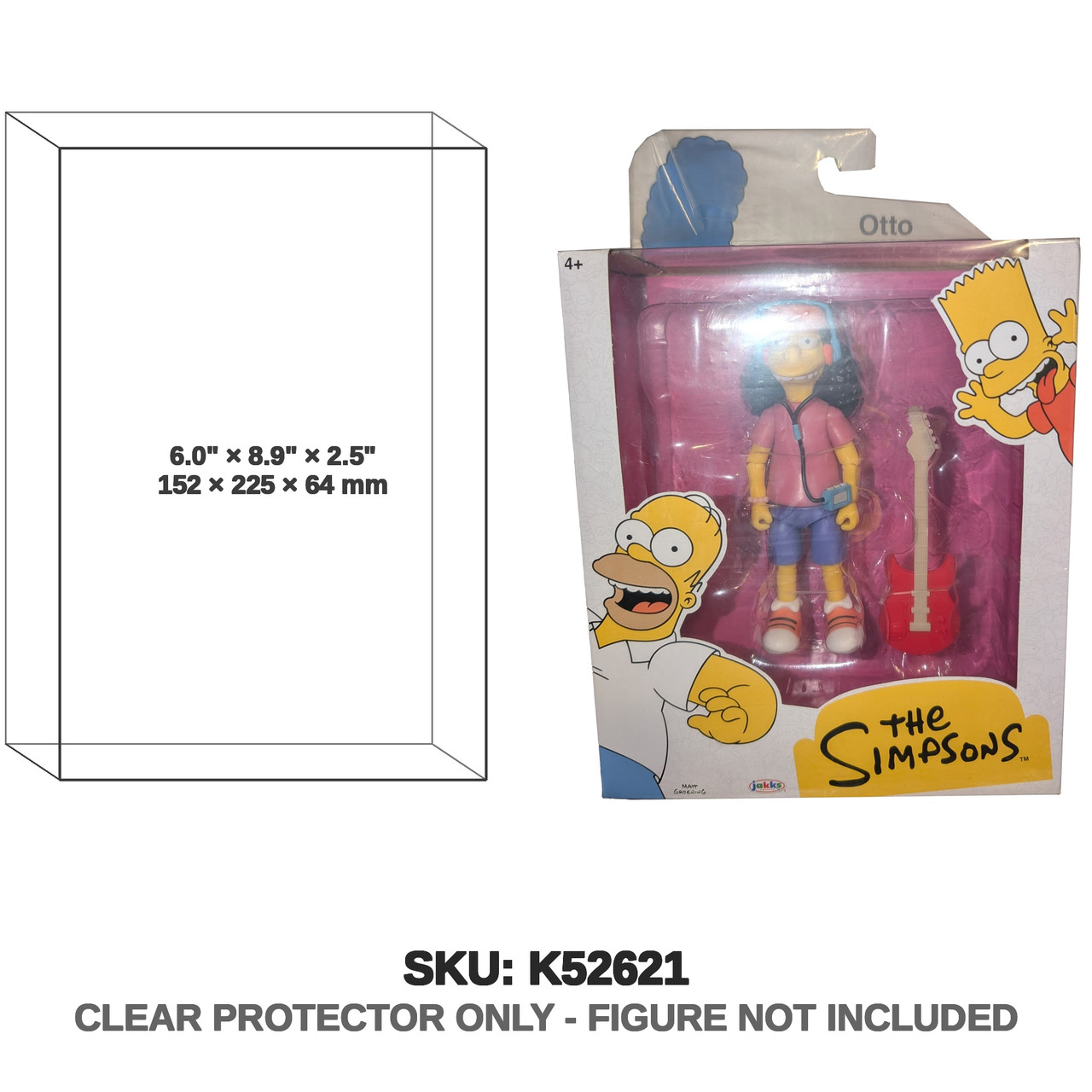 Otto The Simpsons 5-Inch Figure