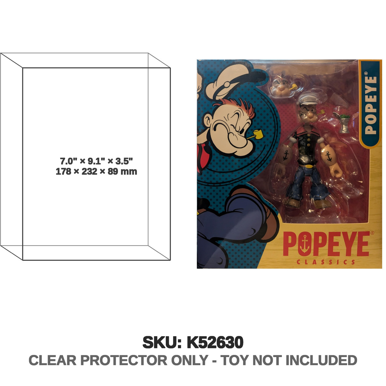 Popeye Classics Popeye Figure