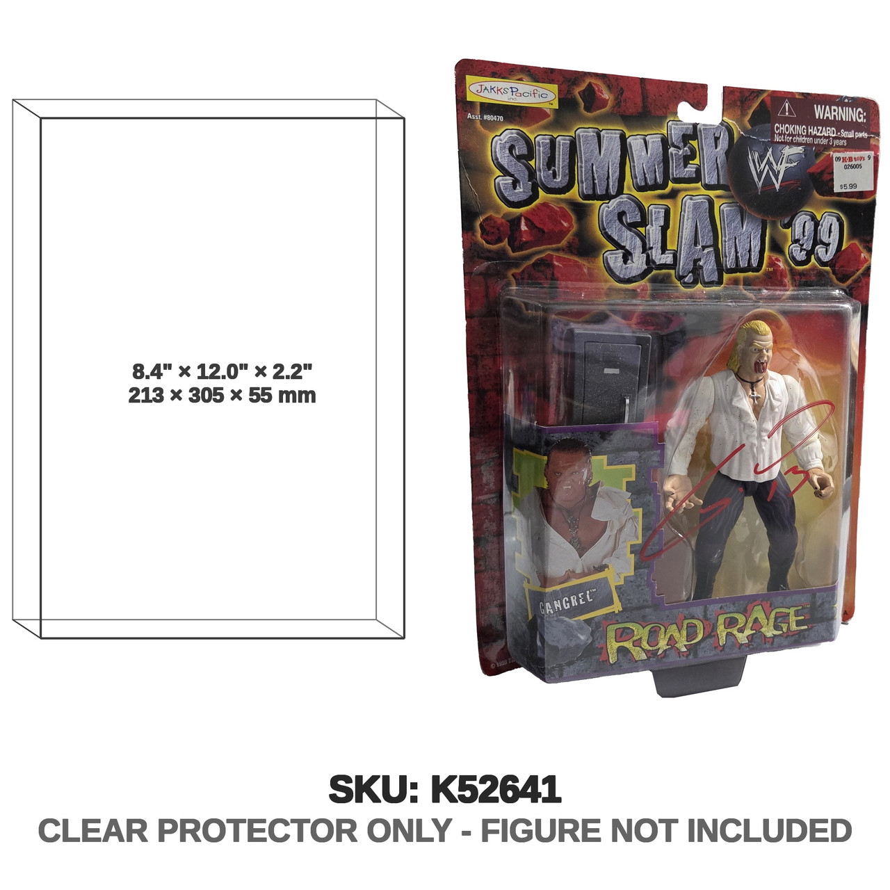 Gangrel WWF SummerSlam 99 Road Rage Figure