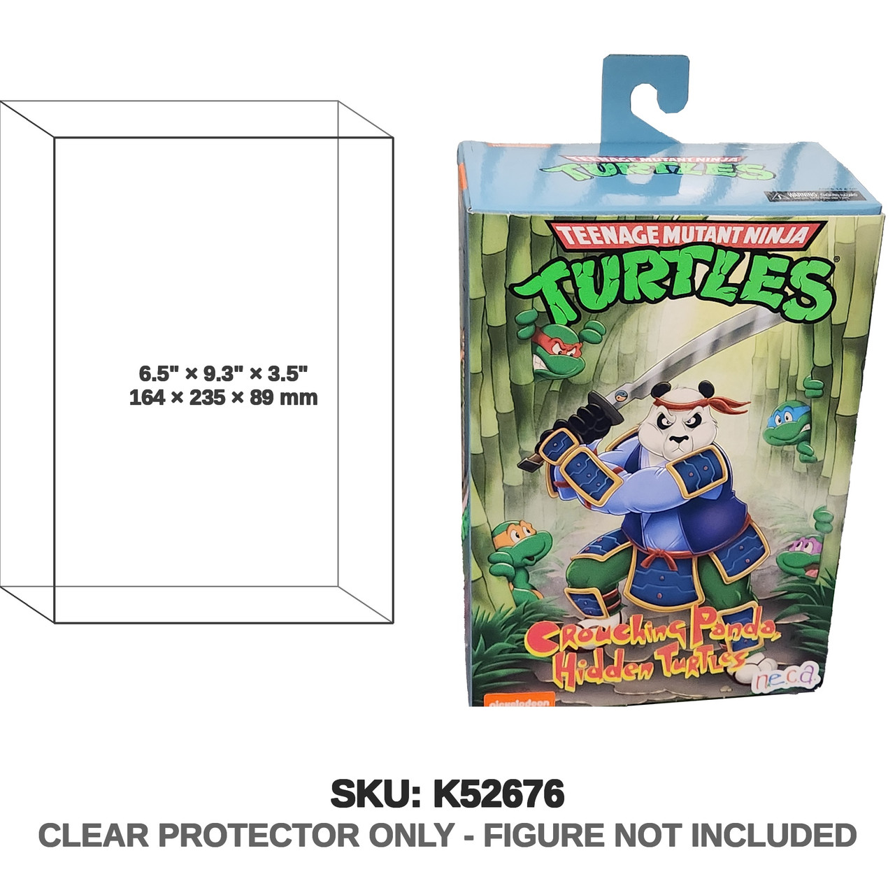 NECA Teenage Mutant Ninja Turtles Crounching Panda Hidden Turtles