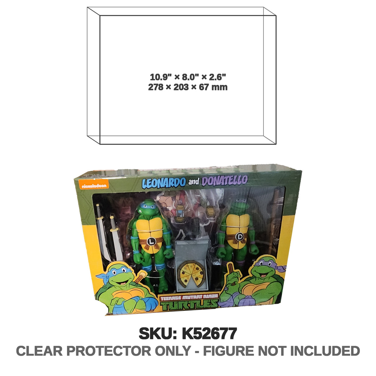 NECA Teenage Mutant Ninja Turtles Leonardo and Donnatello