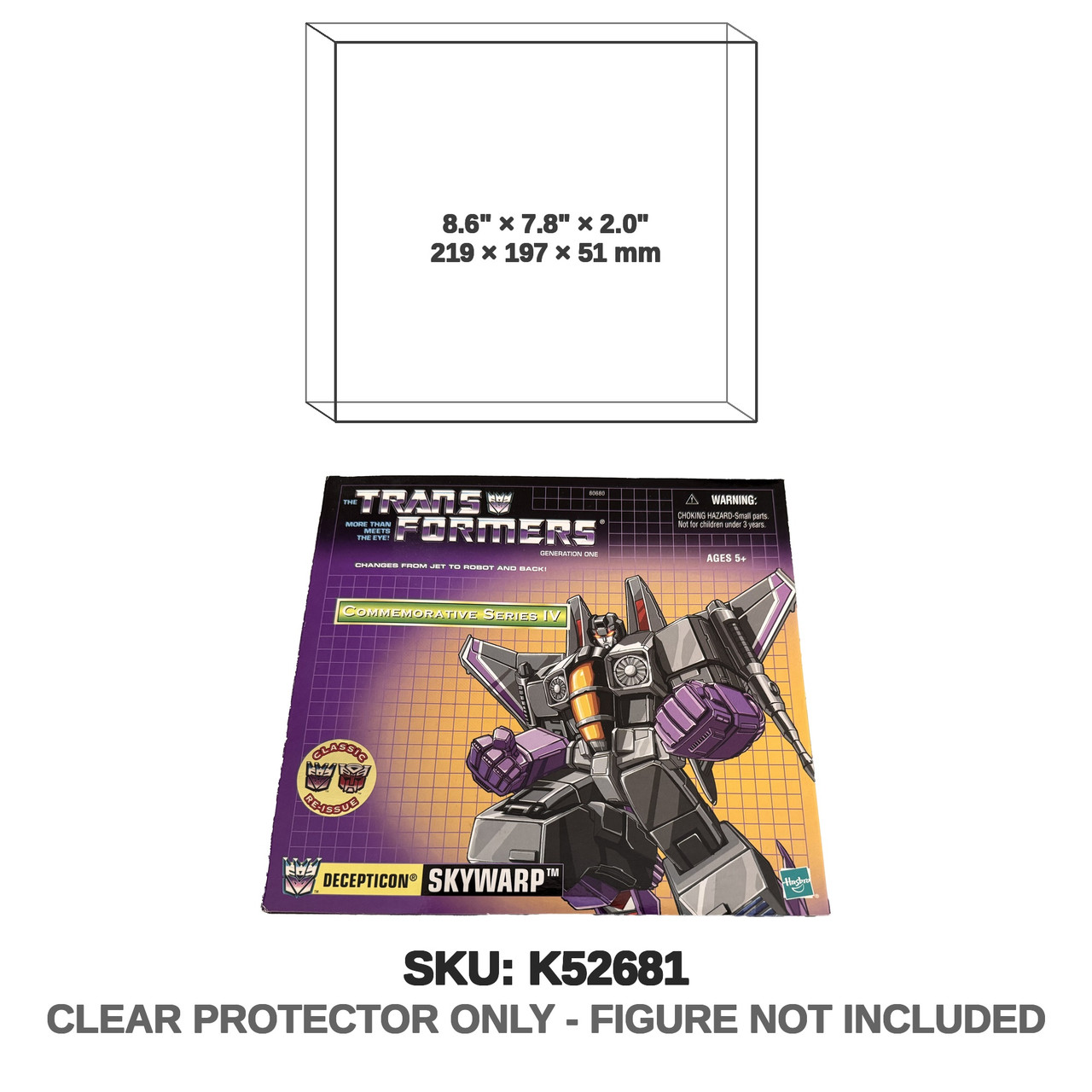 Skywarp Transformers Commemorative Series IV Decepticon Figure