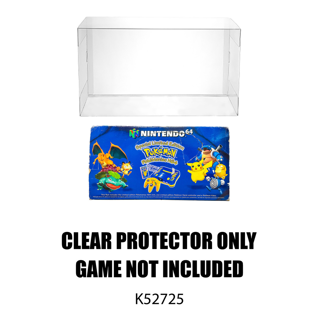 Protector For Nintendo Pokemon PokeManiac N64 Special Limited Edition Nintendo 64