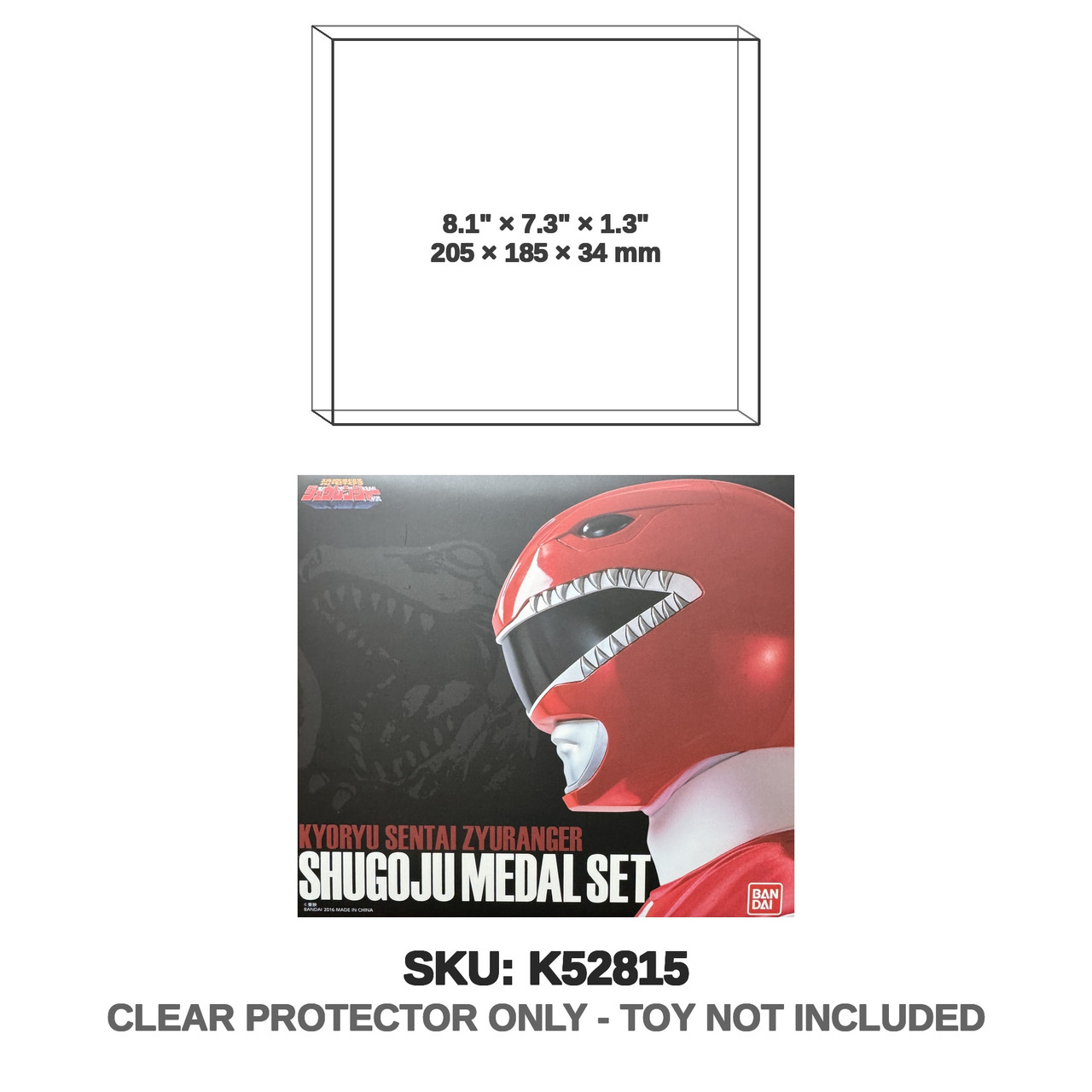 Bandai Kyoryu Sentai Zyuranger Shugoju Medal Set