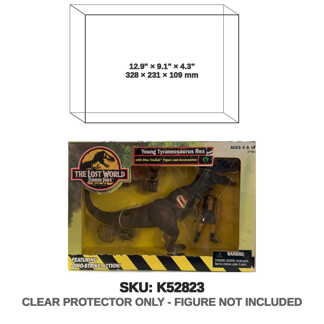 Young Tyrannosaurus Rex Jurassic Park The Lost World Figure