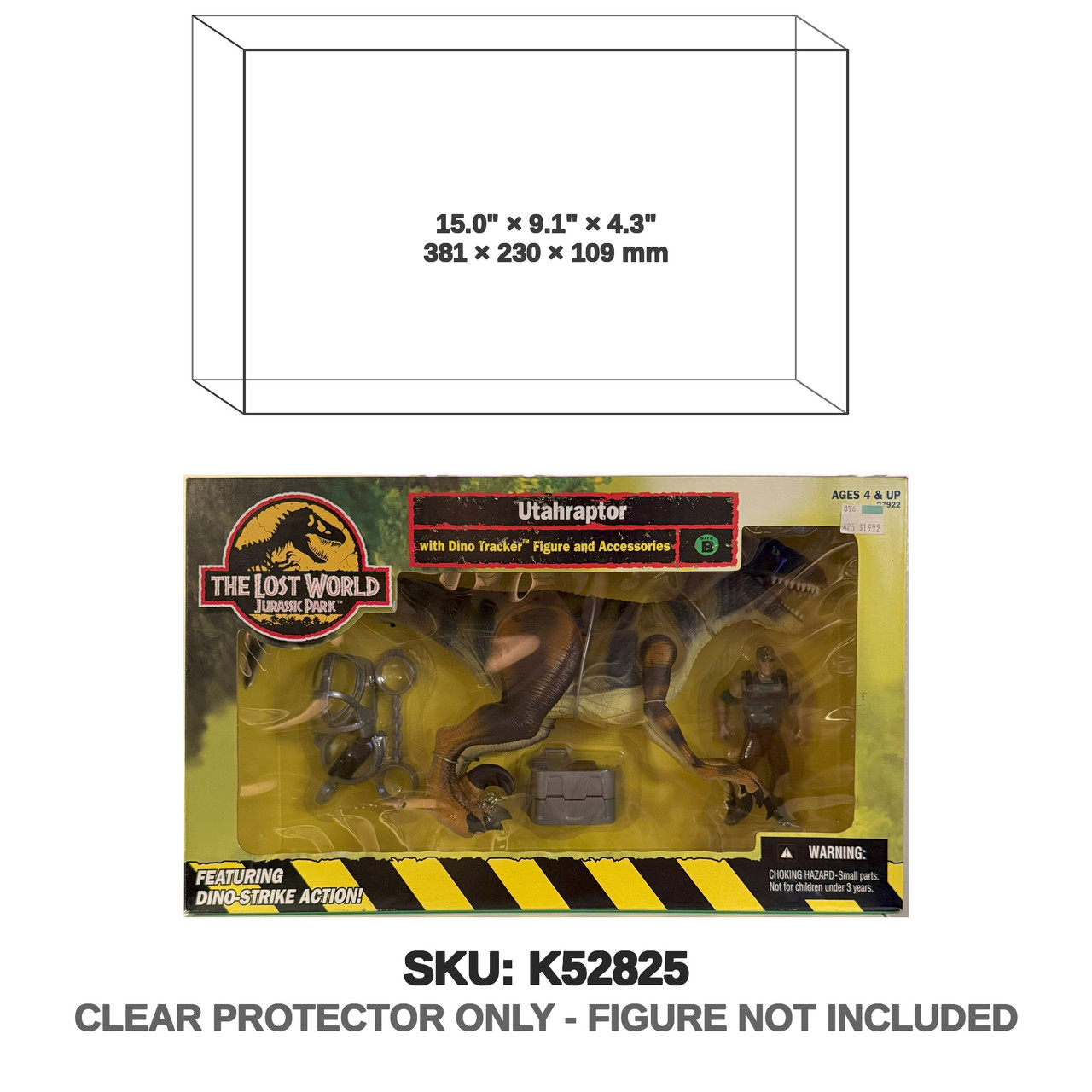 Kenner Jurassic Park The Lost World Utahraptor