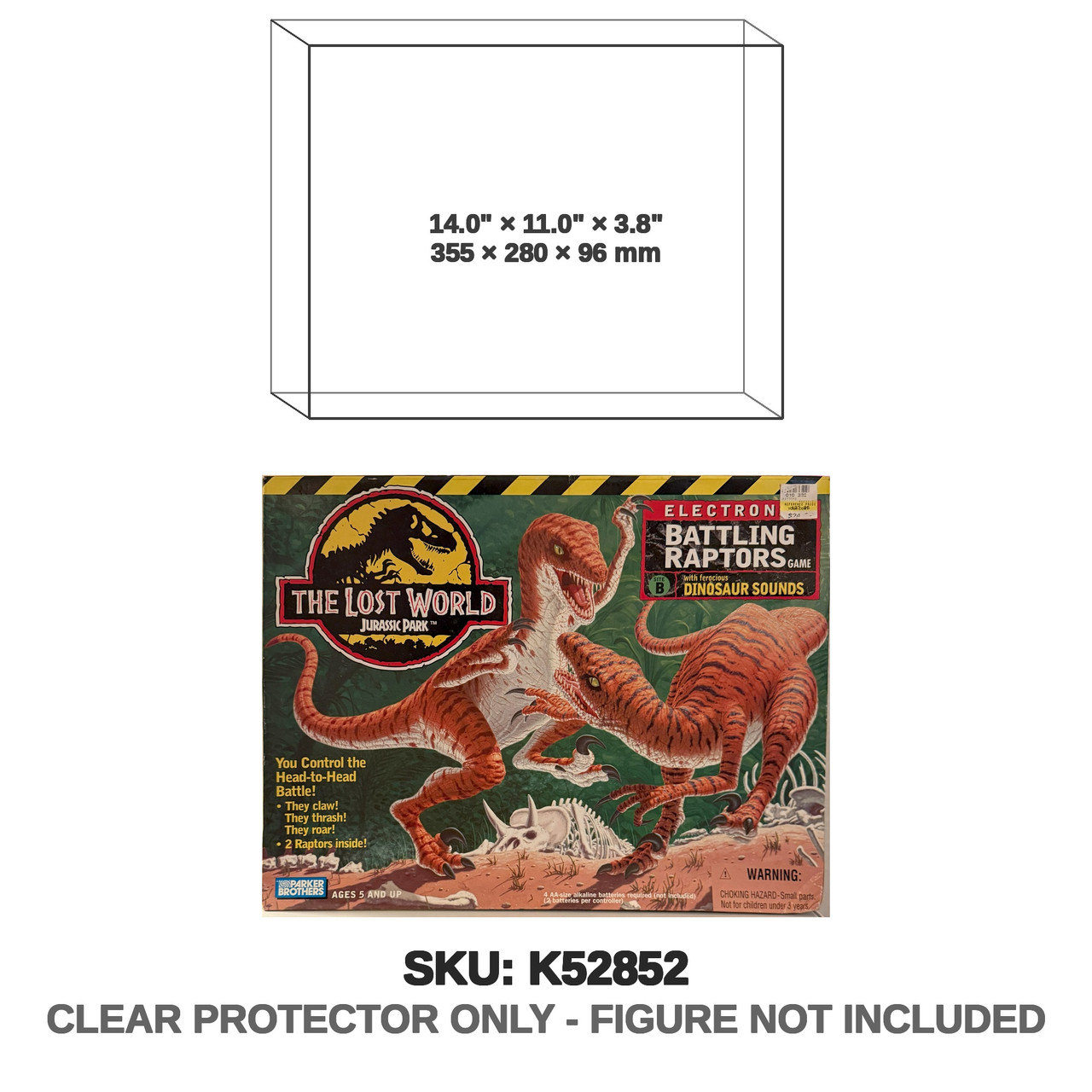 Parker Brothers Jurassic Park The Lost World Electronic Battling Raptors Game