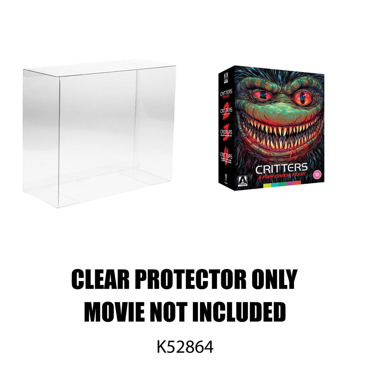 Protector For Arrow Video Critters A Four Course Feast Region B Import Blu-ray