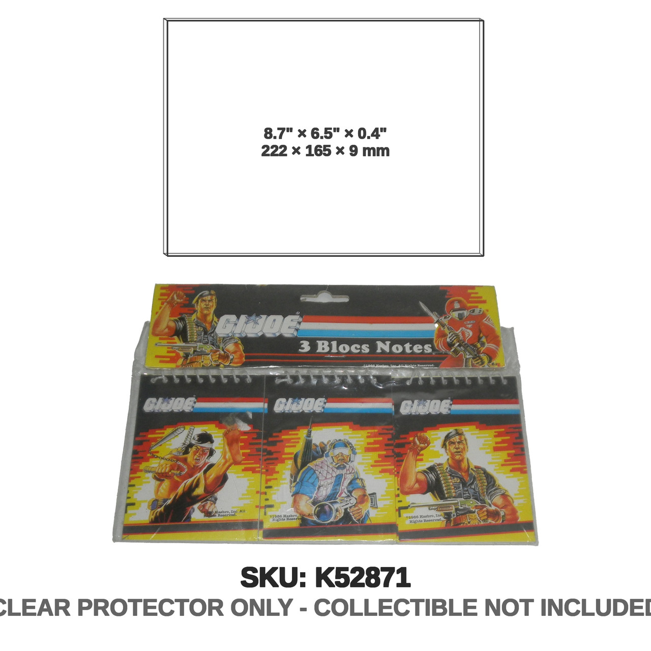G.I. Joe 3 Blocs Notes