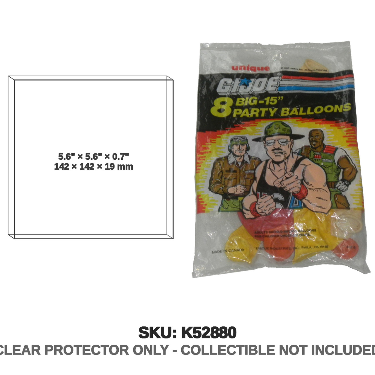 Unique G.I. Joe Party Balloons
