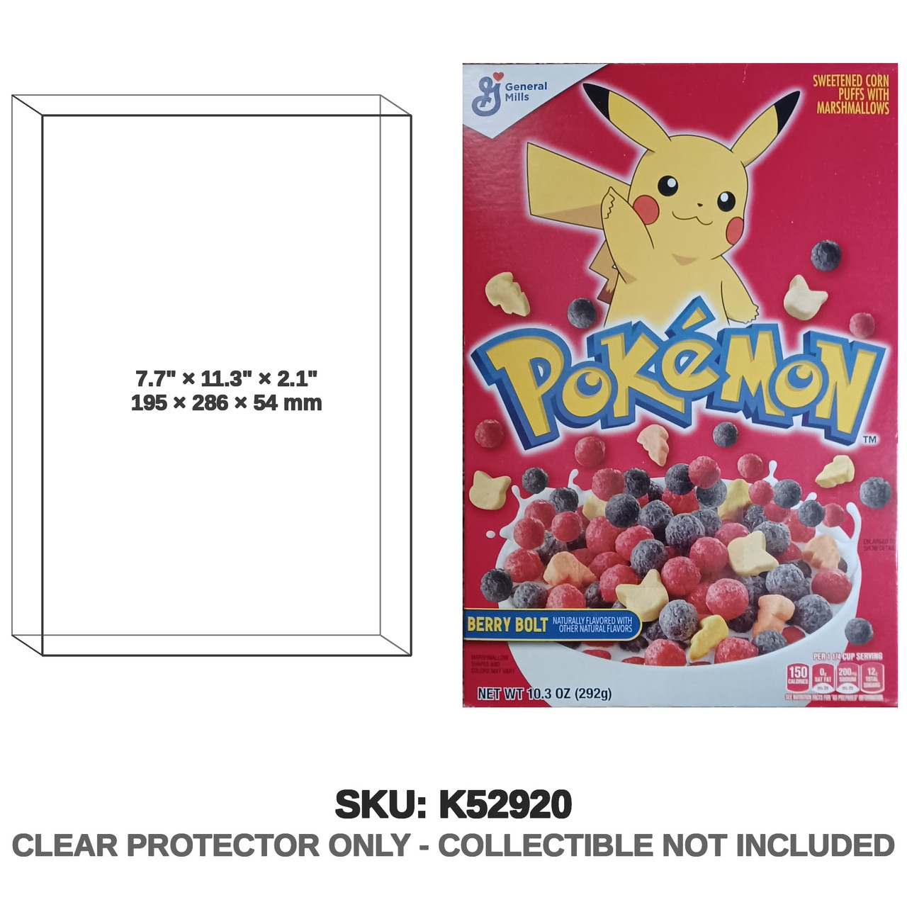 General Mills Pokemon Pikachu Cereal Box General Mills Pokemon Pikachu Cereal Box