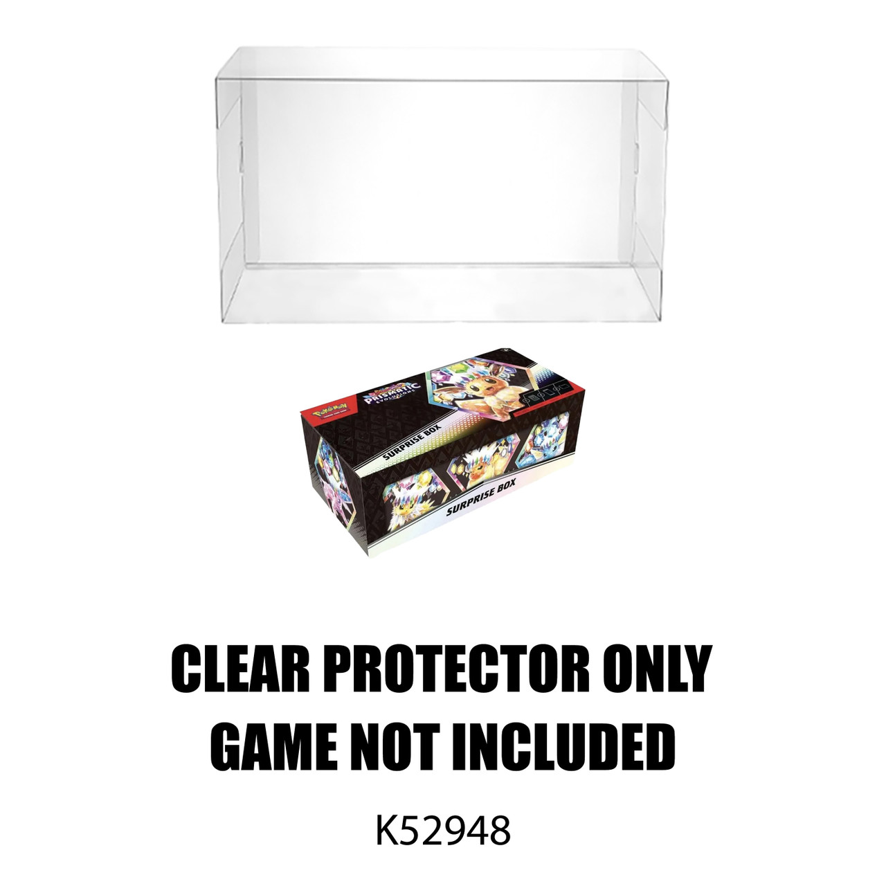Protector For Pokemon TCG Scarlet & Violet Primatic Evolutions Surprise Box