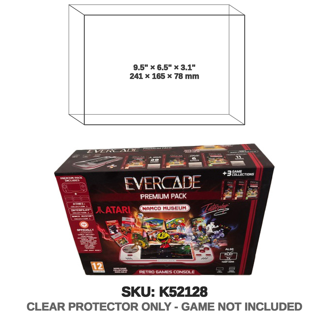 Atari Namco Evercade Portable Premium Pack Europe Retro Card Atari Namco Evercade Portable Premium Pack Europe Retro Card