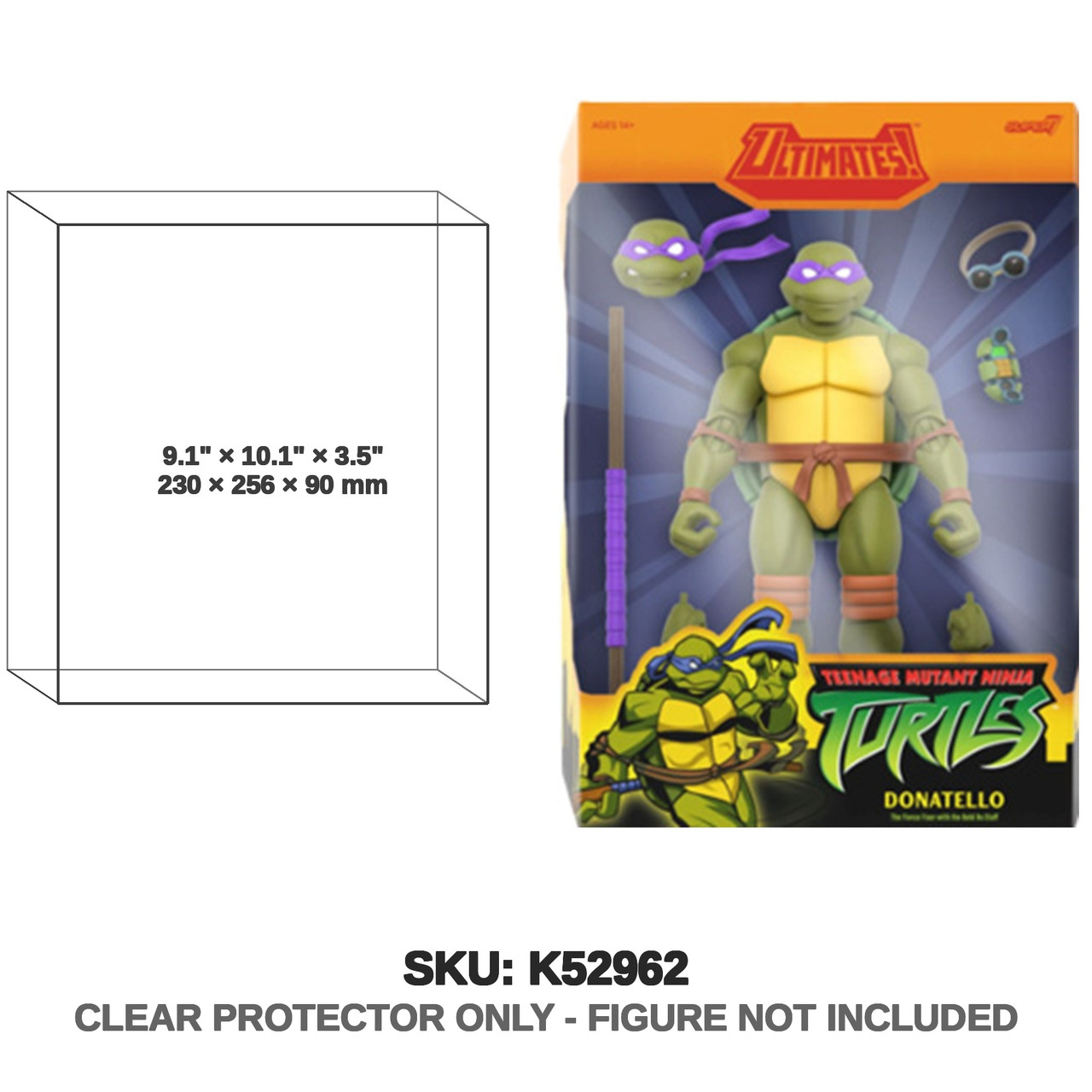 Super7 Teenage Mutant Ninja Turtles Ultimates Donatello