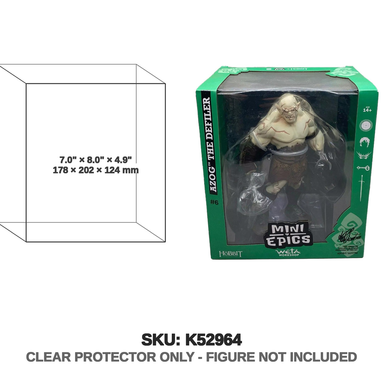 Azog the Defiler The Hobbit Mini Epics Figure