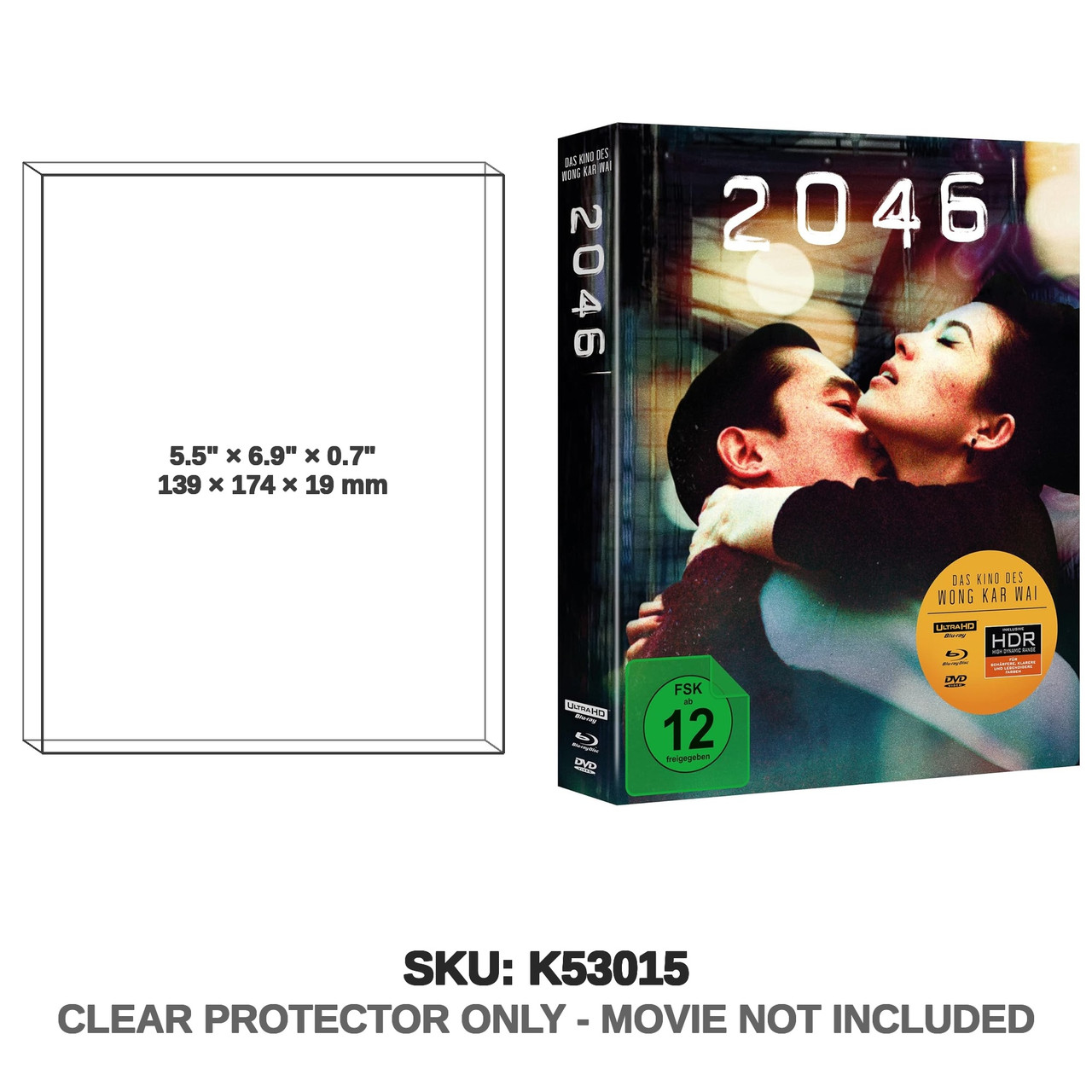 Arrow Wong Kar-wai 2046 4K Ultra HD Blu-ray