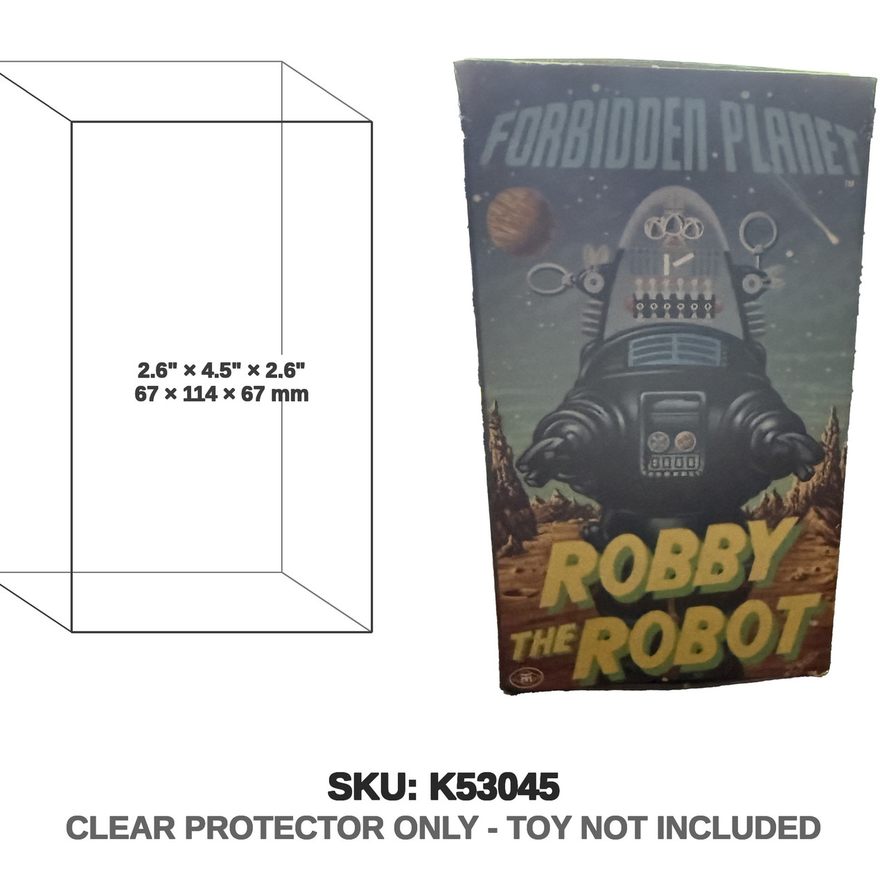 Masudaya Forbidden Planet Rocket Toys Robby the Robot