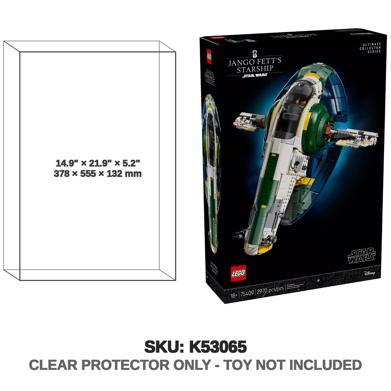 LEGO Star Wars 75409 Jango Fett's Starship