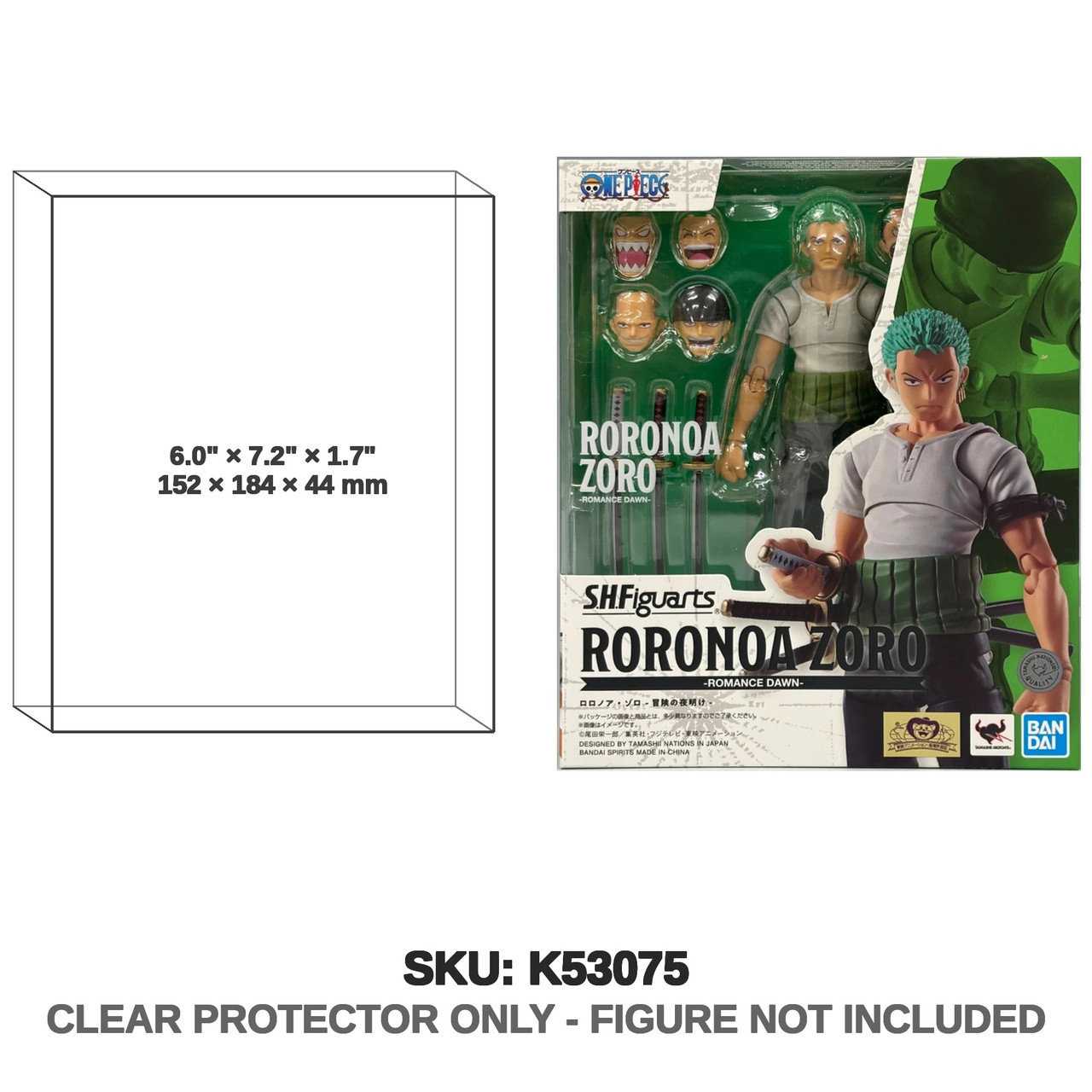 Roronoa Zoro One Piece S.H.Figuarts Romance Dawn Figure