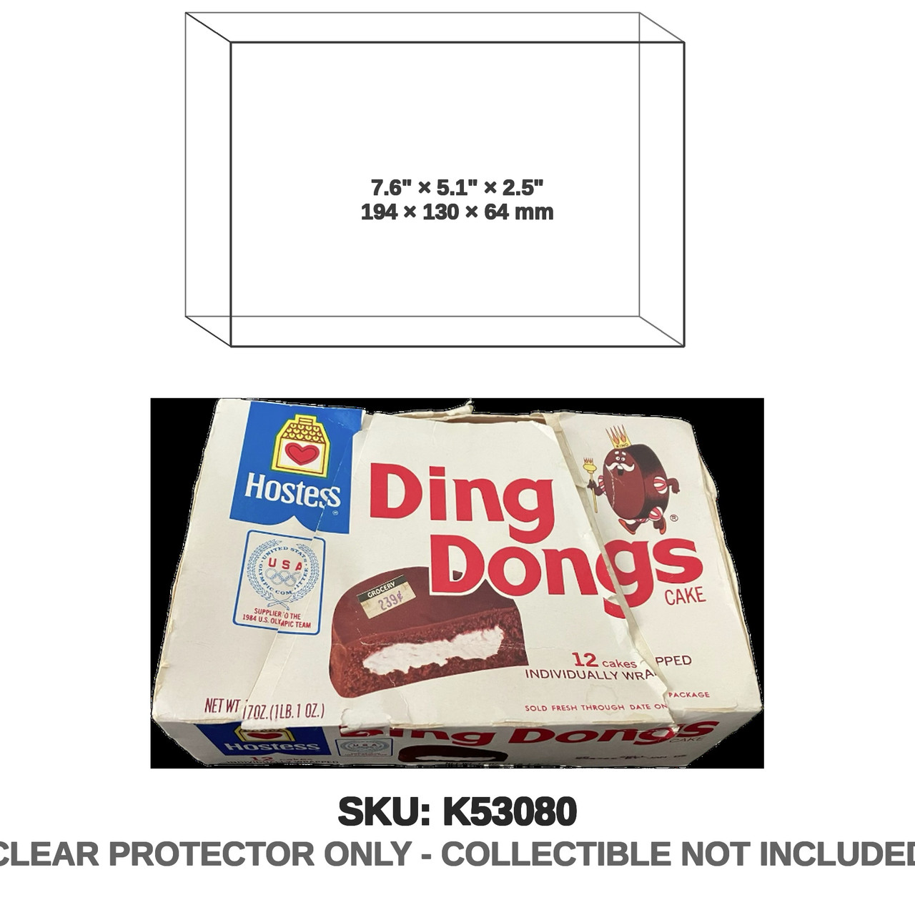 Hostess Vintage Ding Dongs Cake