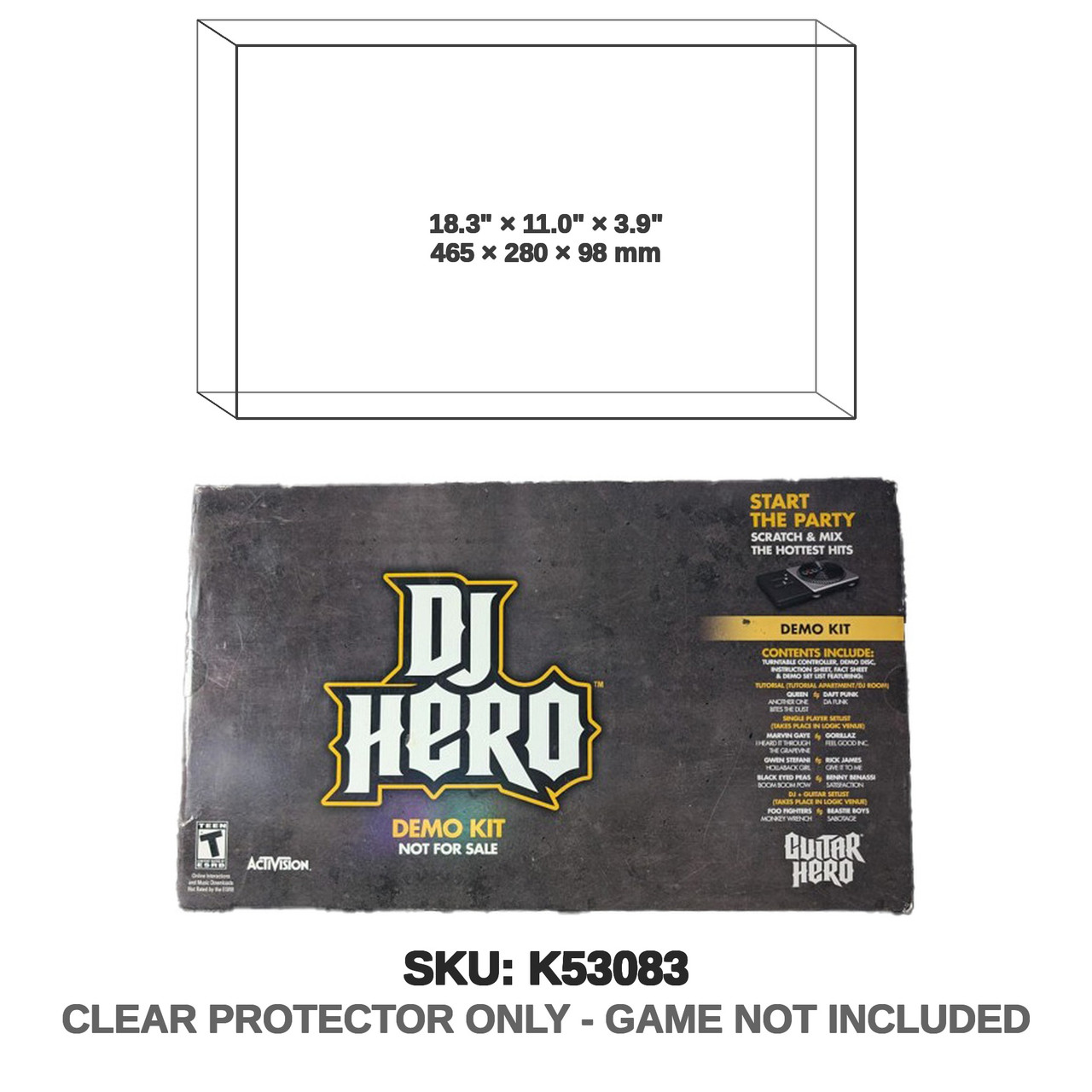 Activision Guitar Hero DJ Hero Demo Kit