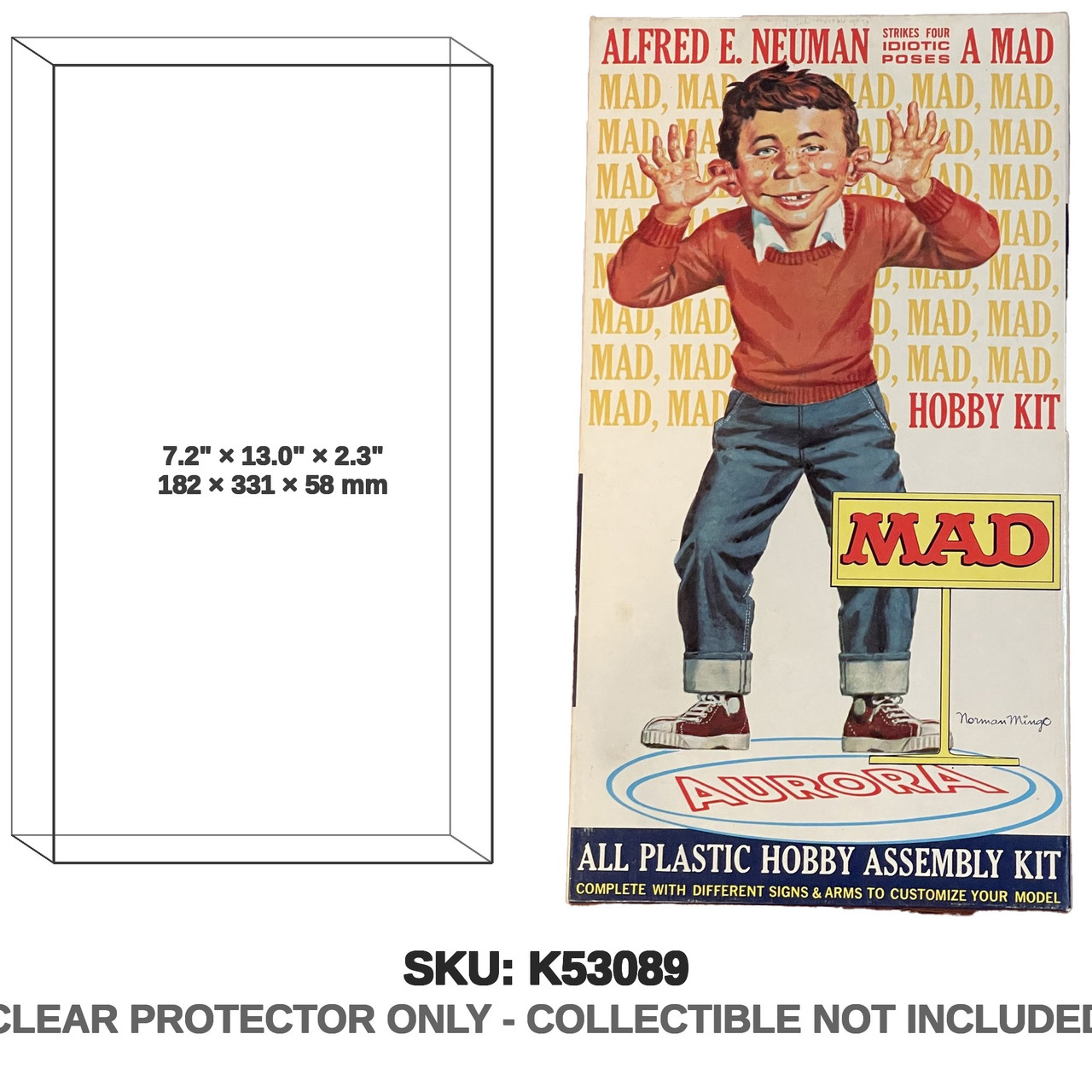 Aurora MAD Magazine Alfred E. Neuman Model Kit