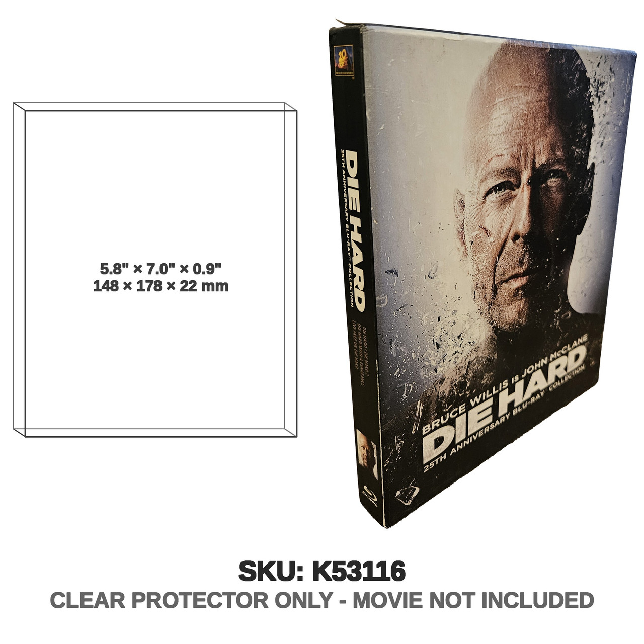 Die Hard: 25th Anniversary Collection With Info Card On Back Blu-ray