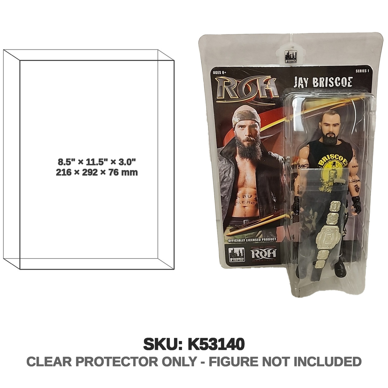 Jay Briscoe Ring of Honor Figure