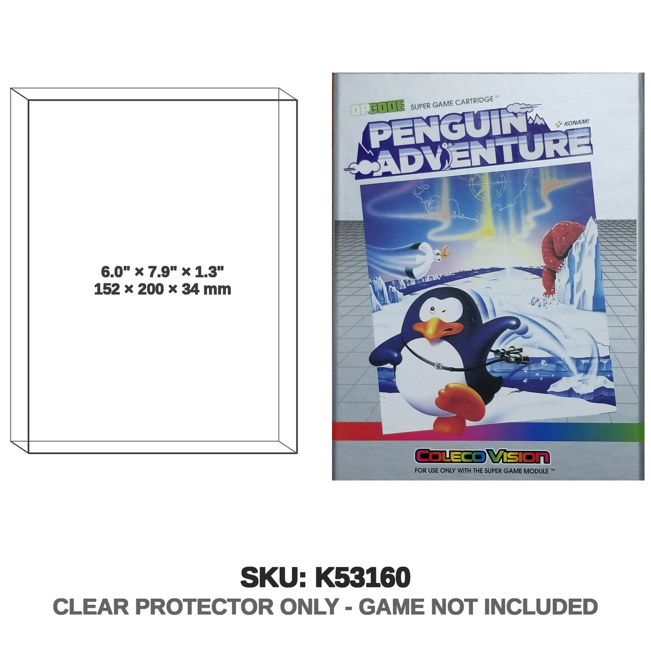 Coleco Vision Colecovision Opcode Homebrew Game Super Game Cartridge