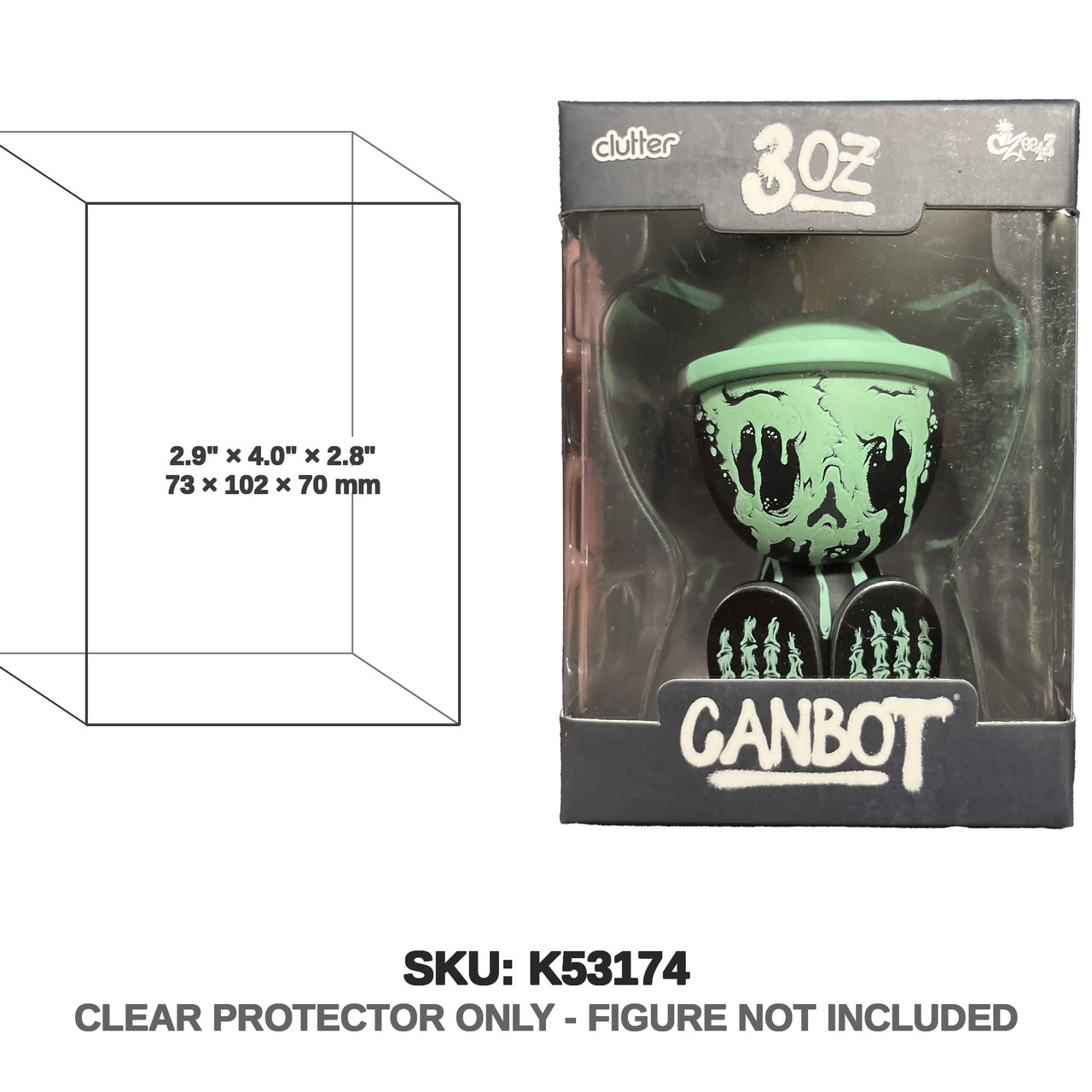 Clutter 3OZ Canbot