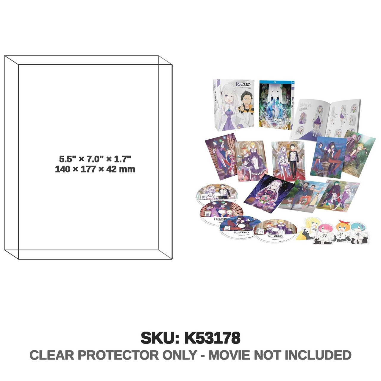 Crunchyroll Re:Zero Season 2 Collectors Edition Blu-ray