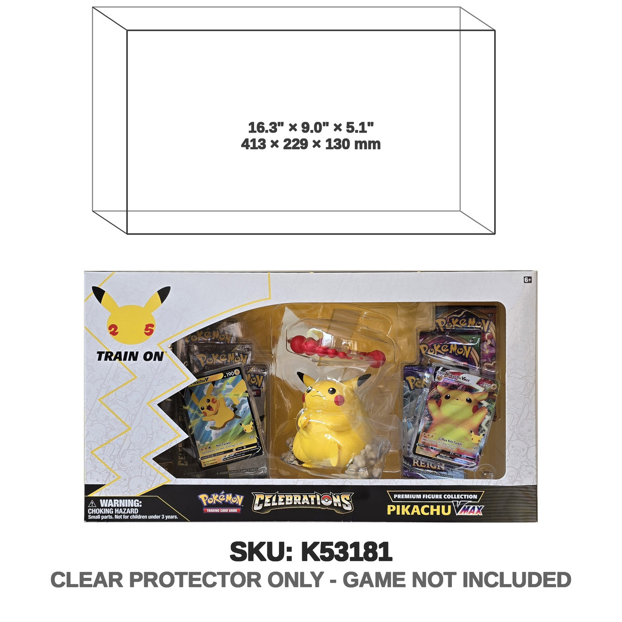 Pikachu VMAX Pokemon Celebrations Premium Figure Collection